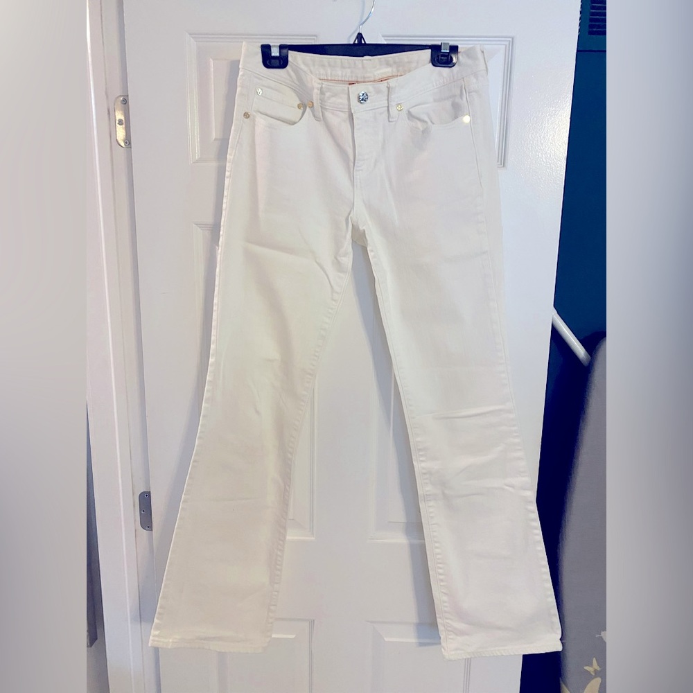 Tory Burch White Jeans 30